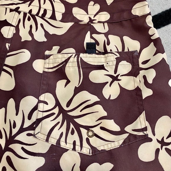 🌺 Authentic Hawaii Duke Kahanamoku Hawaiian Board Shorts Swim Trunks Flowers - Picture 7 of 12